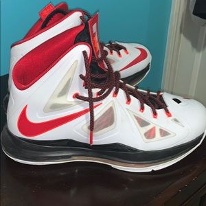 Men’s Lebron 10 (X) Miami Heat Home Edition